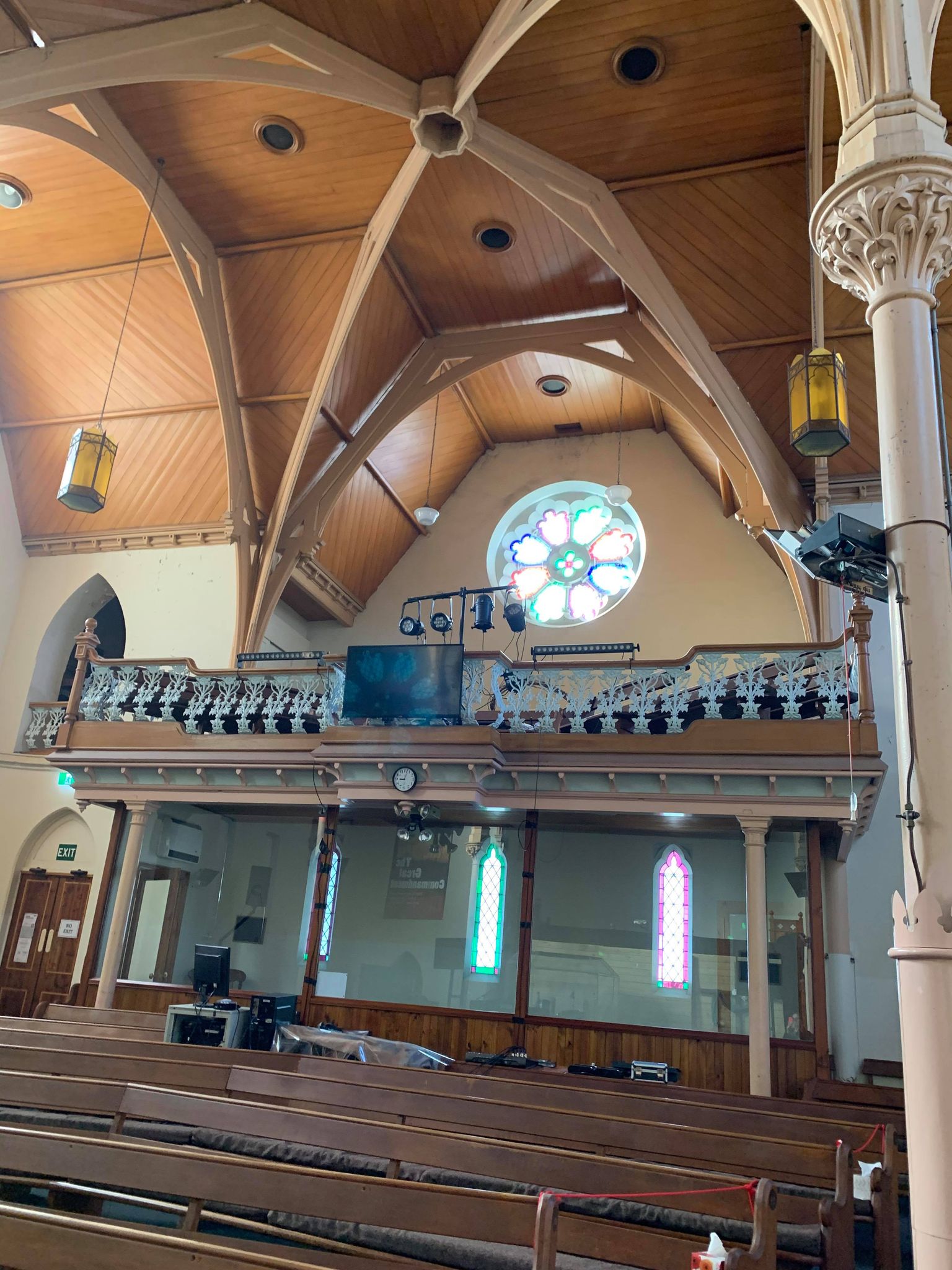 internal church glass windows